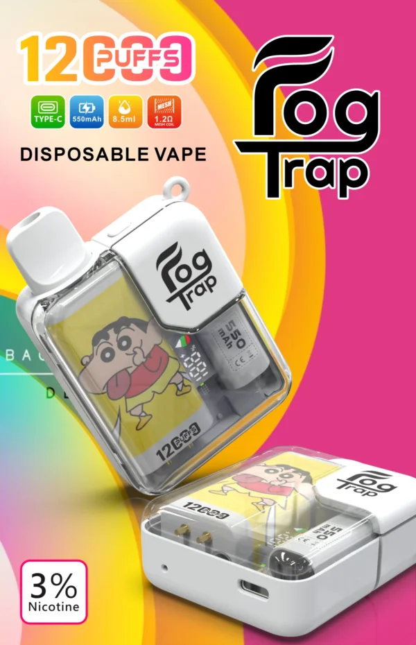1-scaled-1 LABUBU & 蠟筆小新聯名款-Fog trap 12000口抛棄式