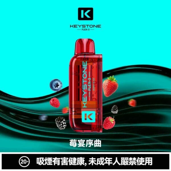 KEYSTONE FLEX-3 鑰石 25000口 <br>【買一盒送主機】